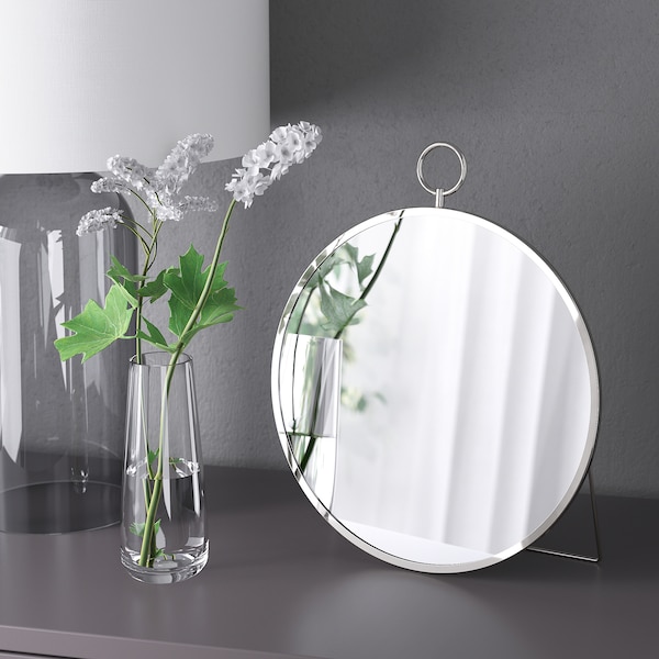 IKEA GRYTÅS mirror, silver color, 9 7/8 in, Ikea Ireland | 5376FBGAS