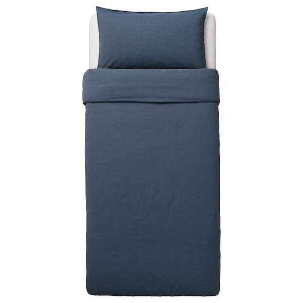 IKEA GULBJÖRK duvet cover and pillowcase(s), Twin Blue, Ikea Ireland | 2895GZPRT
