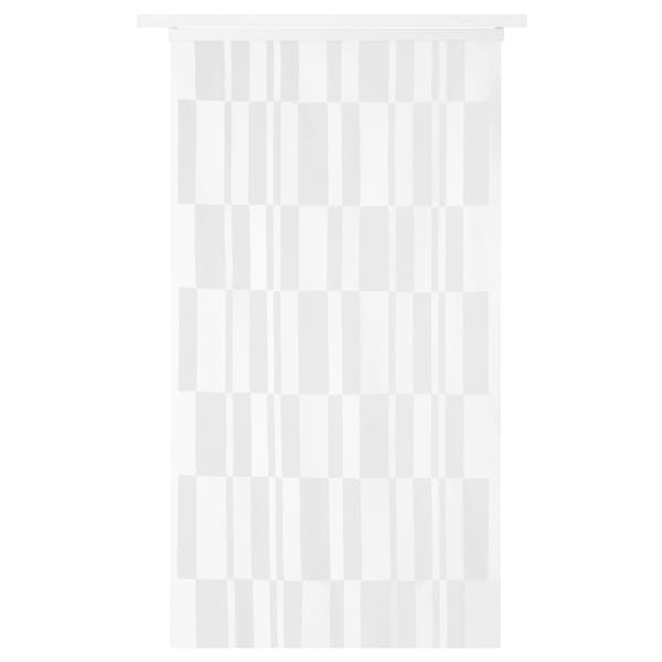 IKEA GULDFLENÖRT panel curtain, white, 24x118 in, Ikea Ireland | 7329CBYVN