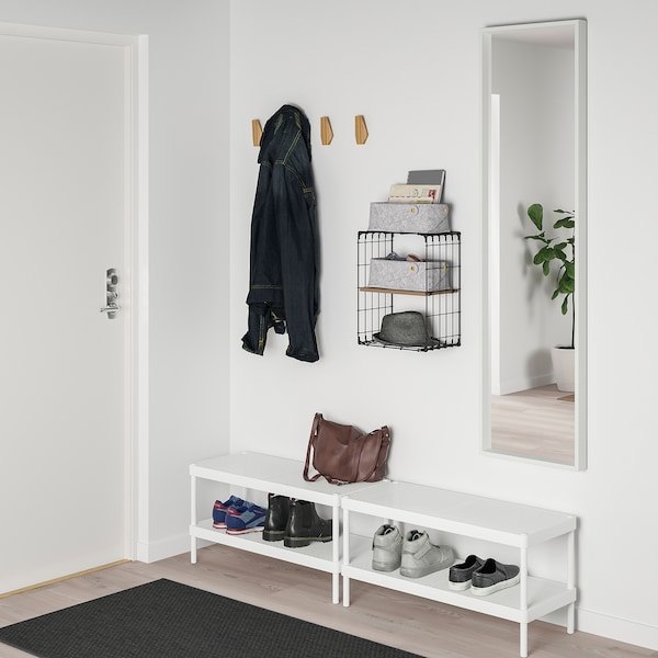 IKEA GULLHULT wall shelf, black/pine antique, 11 3/4x15 3/4 in, Ikea Ireland | 8397PXITD