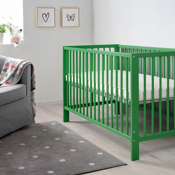 IKEA GULLIVER crib, 27 1/2x52 in Green, Ikea Ireland | 5214EORNI