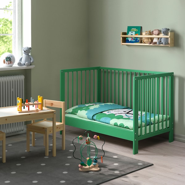 IKEA GULLIVER crib, 27 1/2x52 in Green, Ikea Ireland | 5214EORNI