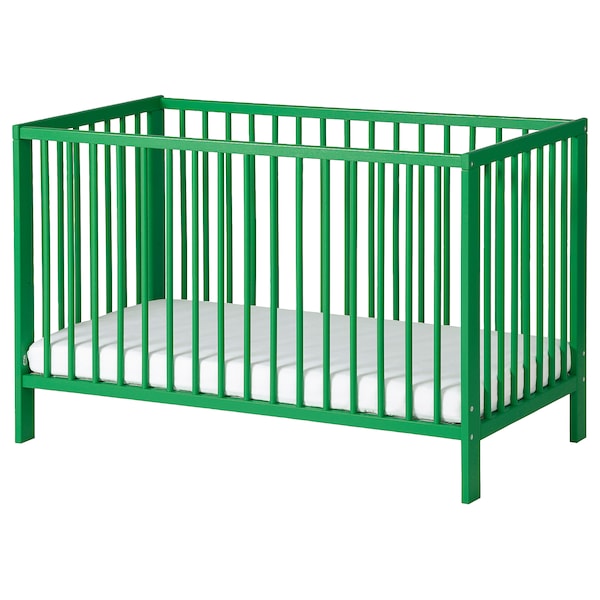 IKEA GULLIVER crib, 27 1/2x52 in Green, Ikea Ireland | 5214EORNI