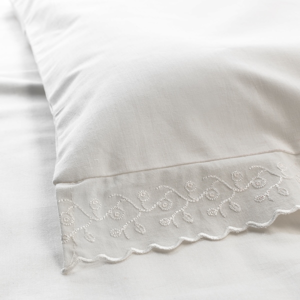 IKEA GULSPARV duvet cover 1 pillowcase f crib, 43x49/14x22 in Stripe / Blue, Ikea Ireland | 6973NVXOB