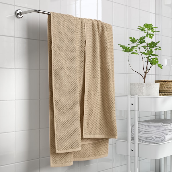 IKEA GULVIAL bath sheet, 39x59 in Beige, Ikea Ireland | 2081FDWQM