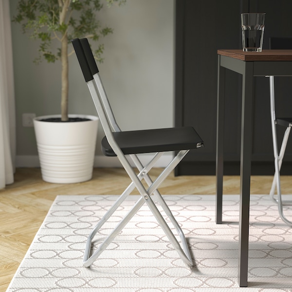 IKEA GUNDE Folding chair Black, Ikea Ireland | 7216YRVBN
