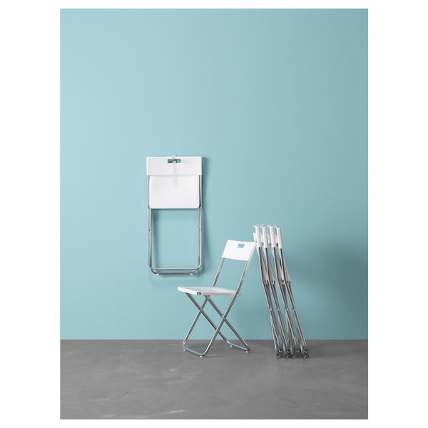 IKEA GUNDE Folding chair White, Ikea Ireland | 8956QEWYK