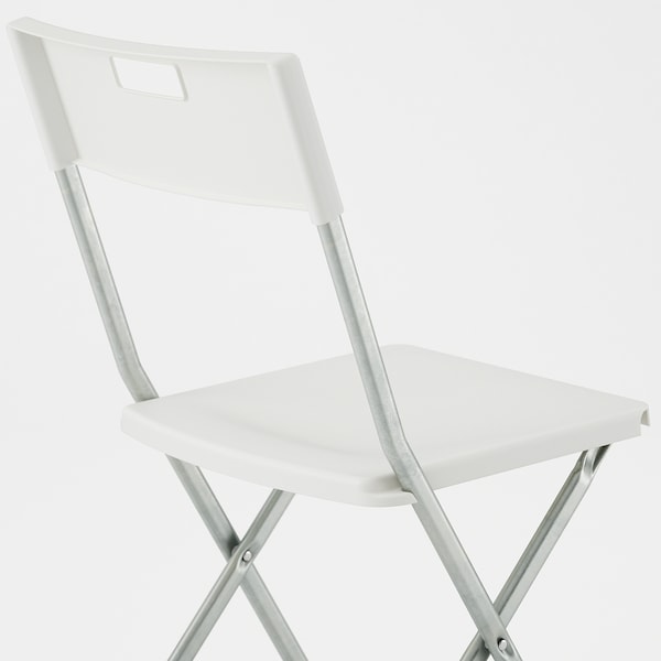 IKEA GUNDE Folding chair White, Ikea Ireland | 8956QEWYK