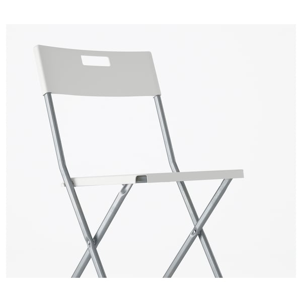 IKEA GUNDE Folding chair White, Ikea Ireland | 8956QEWYK