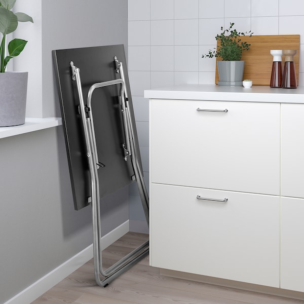 IKEA GUNDE folding table, black, 26 3/8x26 3/8 in, Ikea Ireland | 9302MSDVP