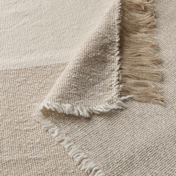 IKEA GUNNEMOR throw, off-white/gray-beige, 51x67 in, Ikea Ireland | 6143XHEMV