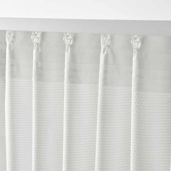 IKEA GUNNLAUG sound absorbing curtain, white, 57x98 in, Ikea Ireland | 1379LEUGI