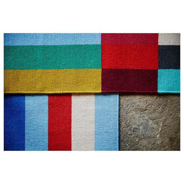 IKEA HALVED rug, handmade multicolor, 5'7 inx7'10 in Handmade Multicolor, Ikea Ireland | 6891GJRSQ