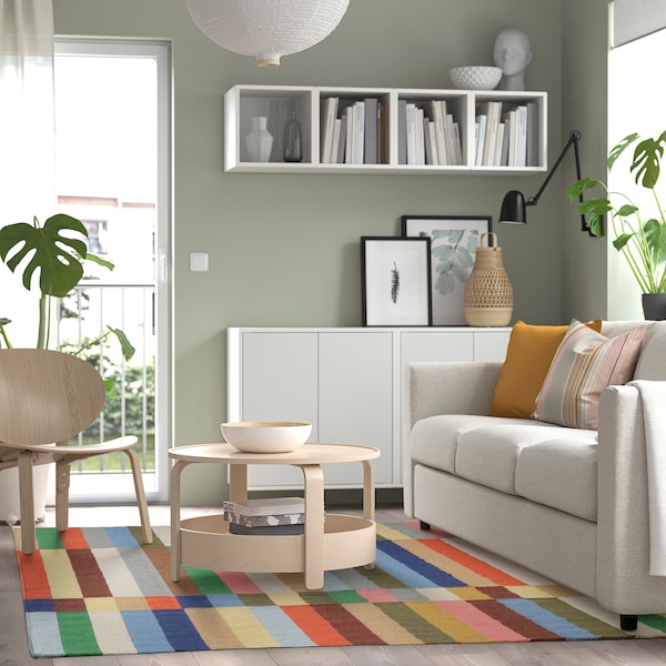IKEA HALVED rug, multicolor, dark, 5'7 inx7'10 in Multicolor, Ikea Ireland | 4795ZXQNE