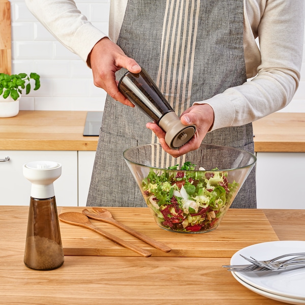 IKEA HALVTOM spice mill, 7 ½ in, 2 pack Glass / Brown, Ikea Ireland | 6341QWYZC
