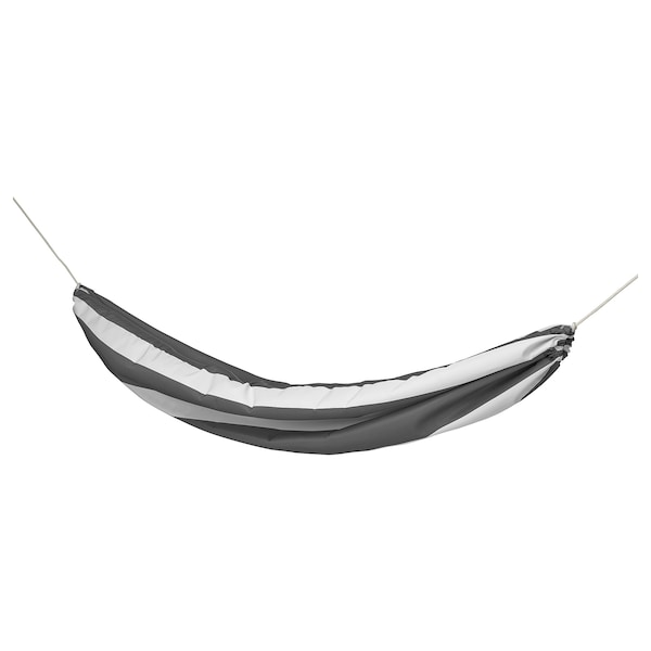 IKEA HAMNÖN hammock, anthracite/white, 59x104 3/8 in, Ikea Ireland | 6208WMAOJ