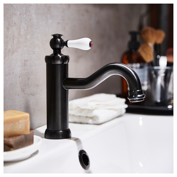 IKEA HAMNSKÄR Bath faucet with strainer Black, Ikea Ireland | 7398BXZRM