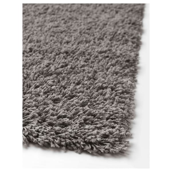 IKEA HAMPEN rug, high pile, gray, 5'3 inx7'7 in, Ikea Ireland | 7834HSRXT