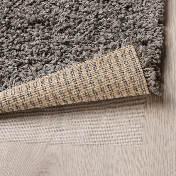 IKEA HAMPEN rug, high pile, gray, 5'3 inx7'7 in, Ikea Ireland | 7834HSRXT