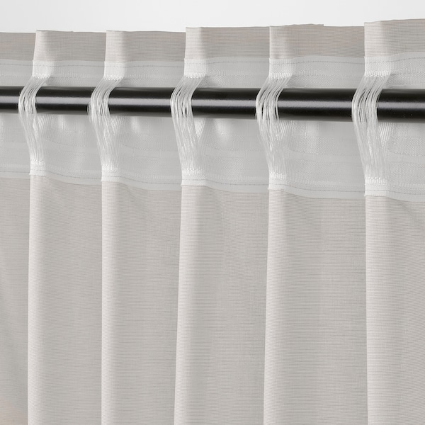 IKEA HANNALILL curtains, 1 pair, 57x84 in Beige, Ikea Ireland | 8974EYUXG