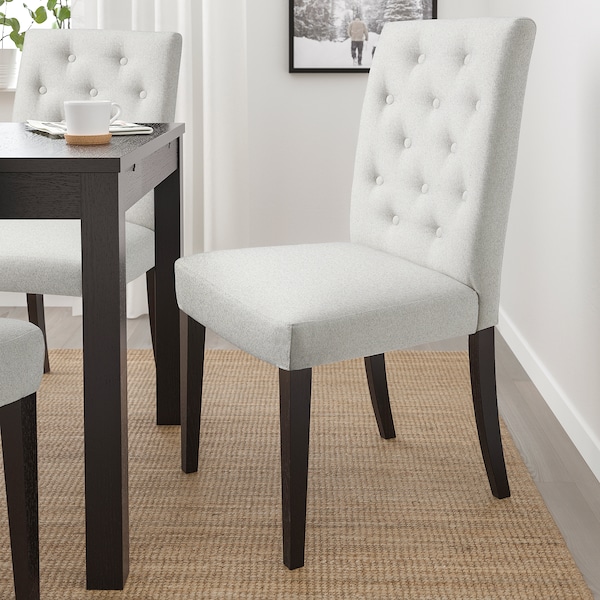 IKEA HANSOLLE chair, black-brown, Ikea Ireland | 5710NHQLE