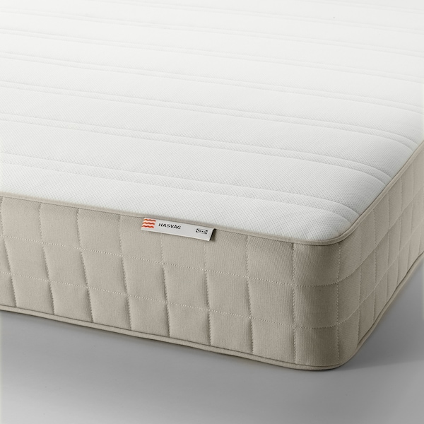 IKEA HASVÅG spring mattress, Twin Medium Firm / Beige, Ikea Ireland | 4985GLKIH