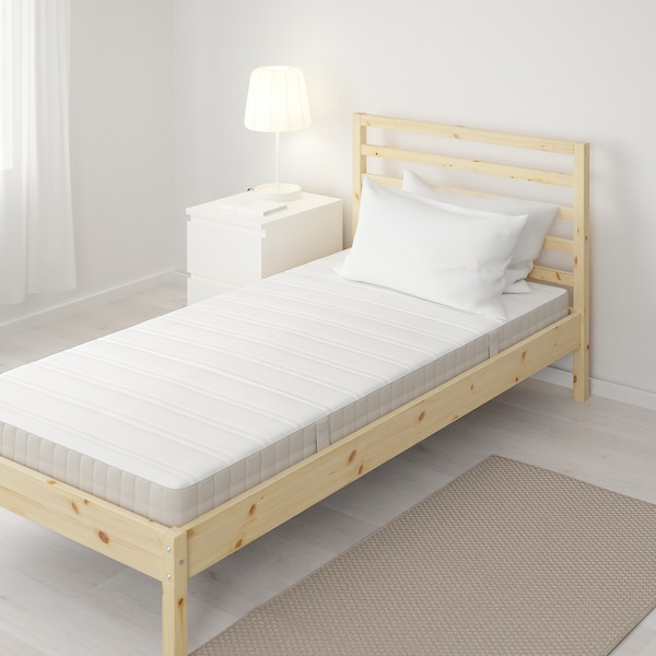 IKEA HASVÅG spring mattress, Twin Medium Firm / Beige, Ikea Ireland | 4985GLKIH