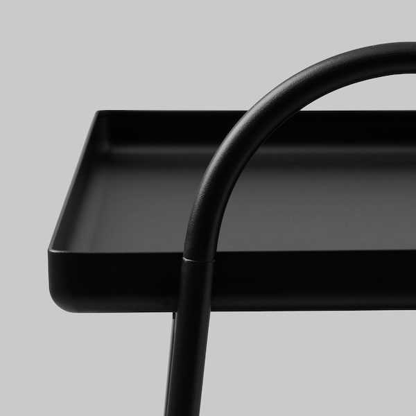 IKEA HATTÅSEN bedside table/shelf unit Black, Ikea Ireland | 2567AFUJX
