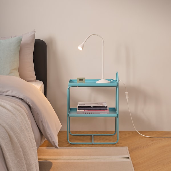 IKEA HATTÅSEN bedside table/shelf unit Blue / Turquoise, Ikea Ireland | 8243DBIYK
