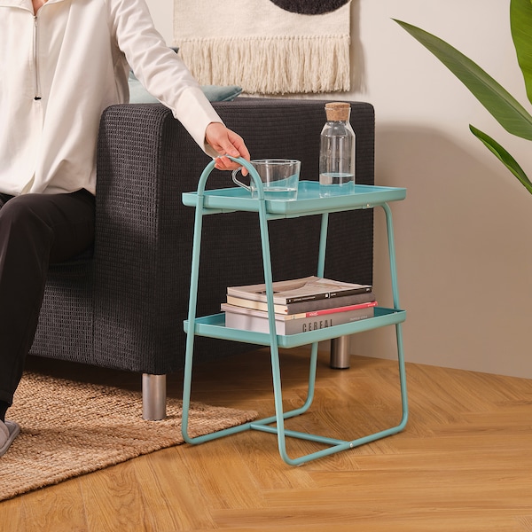IKEA HATTÅSEN bedside table/shelf unit Blue / Turquoise, Ikea Ireland | 8243DBIYK