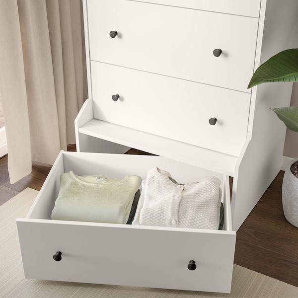 IKEA HAUGA 4-drawer chest, 27 1/2x41 in White, Ikea Ireland | 6573DFQJO