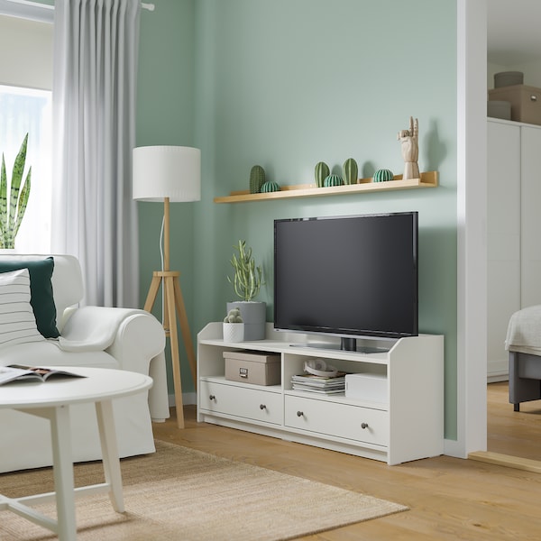 IKEA HAUGA TV unit, 54 3/8x14 1/8x21 1/4 in White, Ikea Ireland | 4503WYFAK