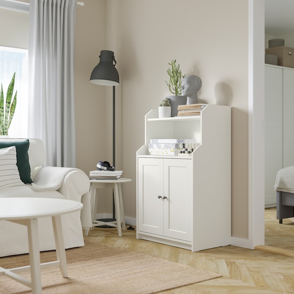 IKEA HAUGA cabinet with 2 doors, 27 1/2x45 5/8 in White, Ikea Ireland | 4603LROWS