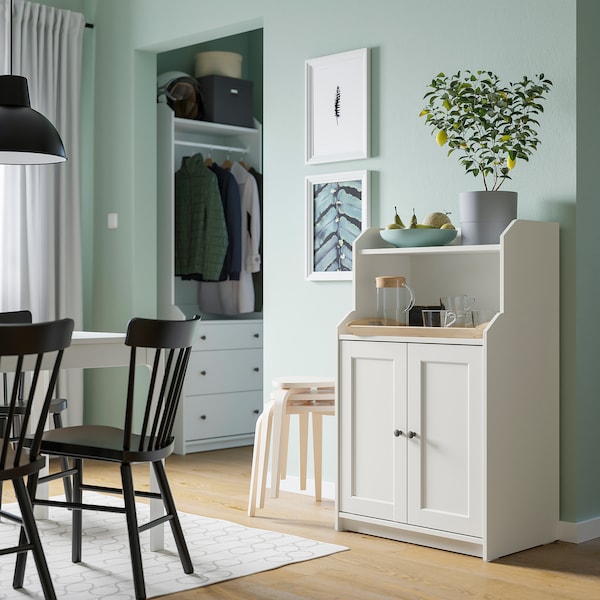 IKEA HAUGA cabinet with 2 doors, 27 1/2x45 5/8 in White, Ikea Ireland | 4603LROWS