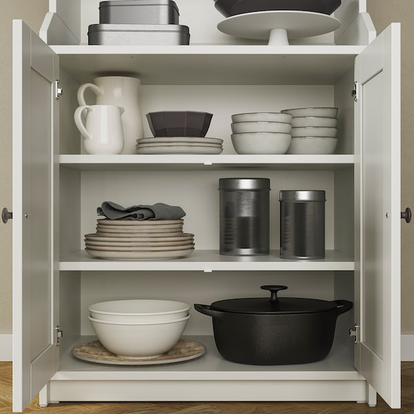 IKEA HAUGA cabinet with 2 doors, 27 1/2x45 5/8 in White, Ikea Ireland | 4603LROWS
