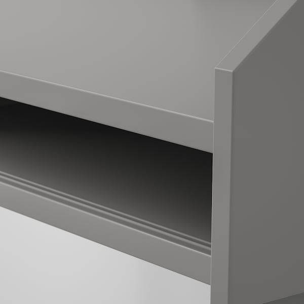 IKEA HAUGA desk, 39 3/8x17 7/8 in Gray, Ikea Ireland | 1830FYRTQ