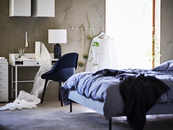 IKEA HAUGA desk, 39 3/8x17 7/8 in White, Ikea Ireland | 9713LYOJP