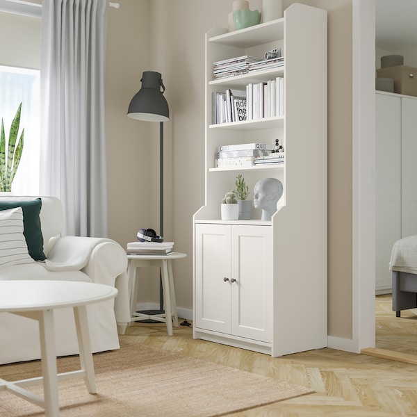 IKEA HAUGA high cabinet with 2 doors, 27 1/2x78 3/8 in White, Ikea Ireland | 0185RKUDM