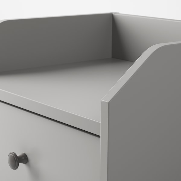 IKEA HAUGA nightstand, 15 5/8x14 in Gray, Ikea Ireland | 9874MJEDL
