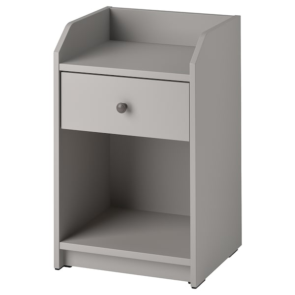 IKEA HAUGA nightstand, 15 5/8x14 in Gray, Ikea Ireland | 9874MJEDL