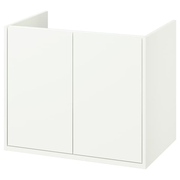 IKEA HAVBÄCK Bathroom vanity with doors, 30x21x25 1/8 in White, Ikea Ireland | 0692OLAKH
