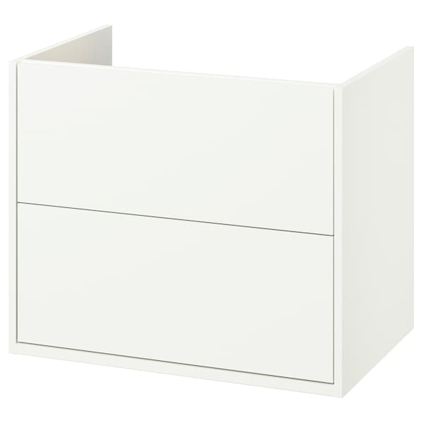 IKEA HAVBÄCK Bathroom vanity with drawers, 30x21x25 1/8 in White, Ikea Ireland | 5809KFOGR