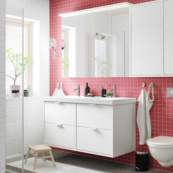 IKEA HAVBÄCK wall cabinet with door, 18x6x37 in White, Ikea Ireland | 9541CLKJY