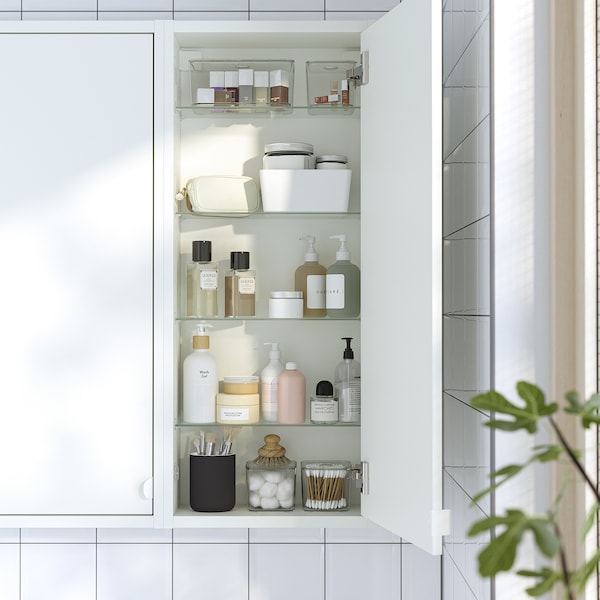 IKEA HAVBÄCK wall cabinet with door, 18x6x37 in White, Ikea Ireland | 9541CLKJY