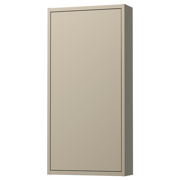IKEA HAVBÄCK wall cabinet with door, 18x6x37 in Beige, Ikea Ireland | 0149YRWGJ