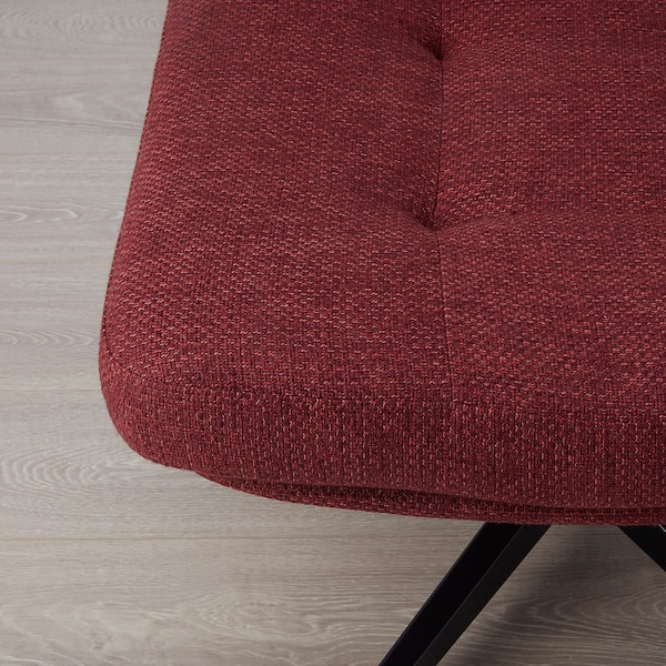 IKEA HAVBERG ottoman Lejde Red / Brown, Ikea Ireland | 1748LINYO
