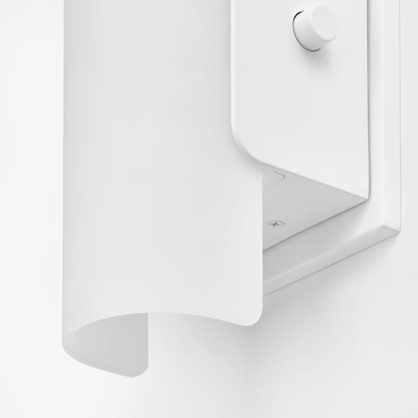 IKEA HAVSDUN LED wall lamp, dimmable white/frosted glass white, Ikea Ireland | 4896DBFMK
