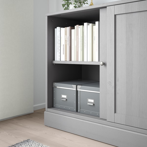 IKEA HAVSTA Cabinet with base, gray, 47 5/8x18 1/2x35 in, Ikea Ireland | 1962VMTSG