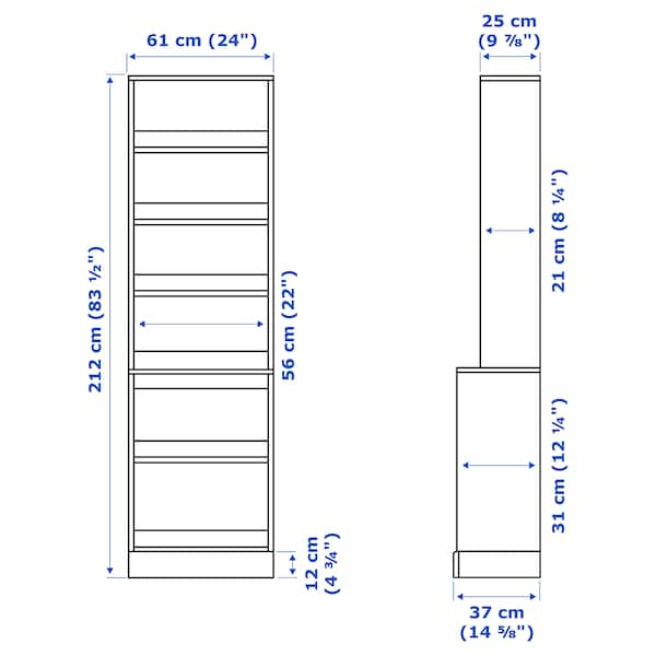 IKEA HAVSTA Shelving unit with base, 24x14 5/8x83 1/2 in Gray, Ikea Ireland | 3425RFLZN