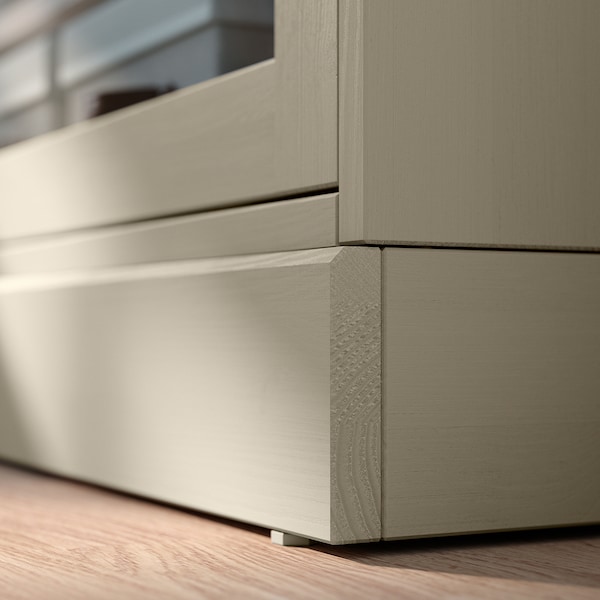 IKEA HAVSTA TV unit with base, 63x18 1/2x24 3/8 in Gray / Beige, Ikea Ireland | 1043BVSWT